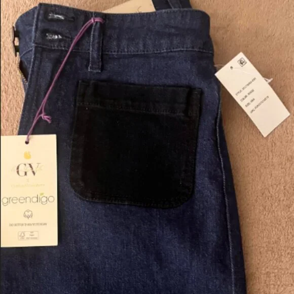 Gloria Vanderbilt Denim High Rise Alfie Wide Leg Jeans Size 6 - Picture 10 of 13